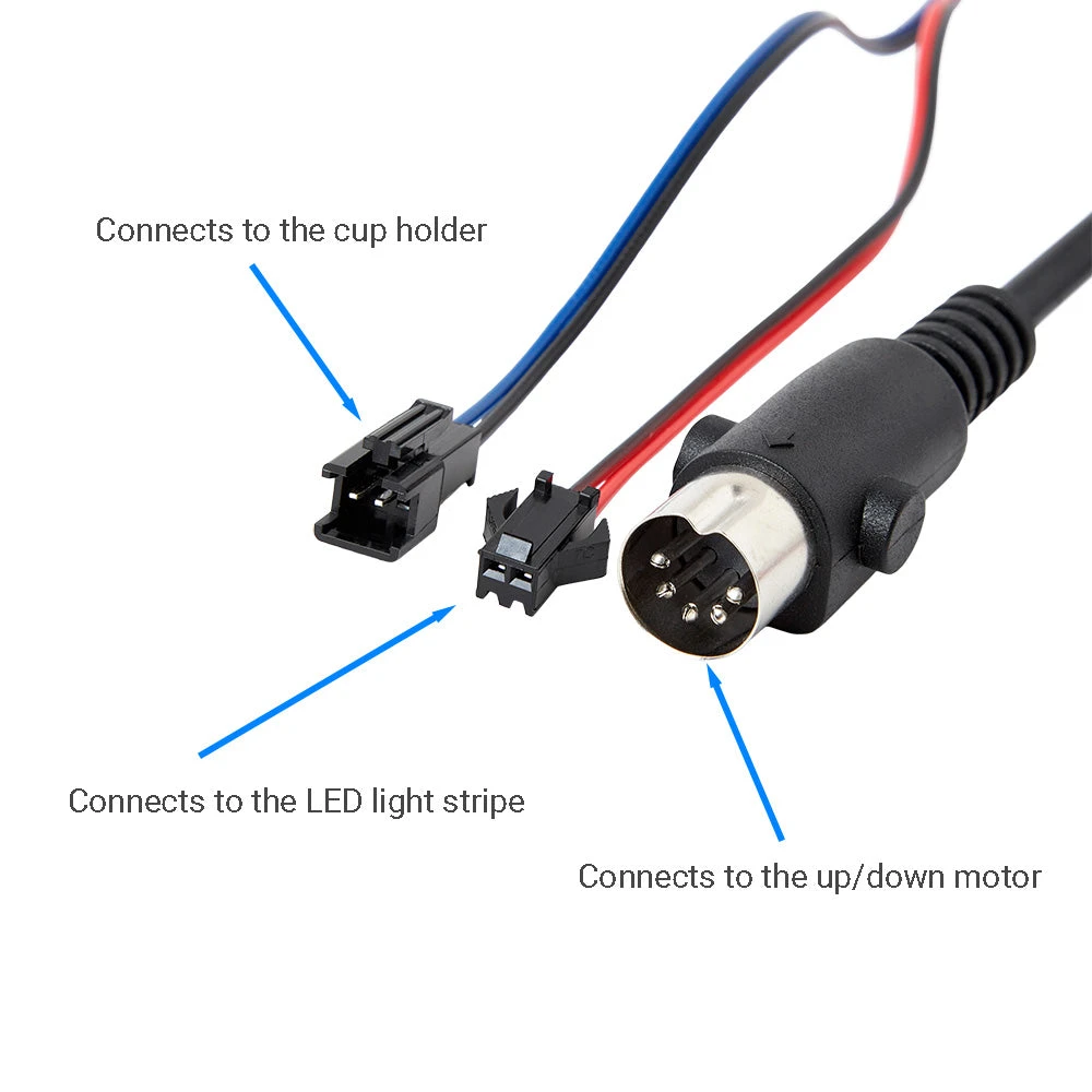 eMoMo RemoP4043F2 Switch for Recliner Lift Chair Home Theater Chair 3 Button