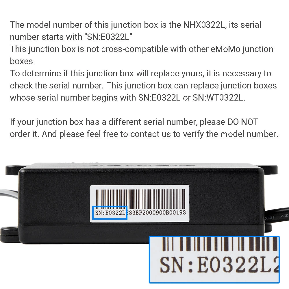 eMoMo NHX0322L Junction Box/Control Box for recliner/lift chair
