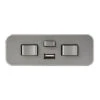 KDH134F-002 5 Button Switch For Power Recliner Or Lift Chair With USB Port And 5 Pin Plugs