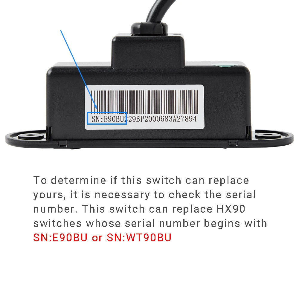 eMoMo HX90BU 4 Button 5 Pin Switch for Recliner/Lift Chairs with USB