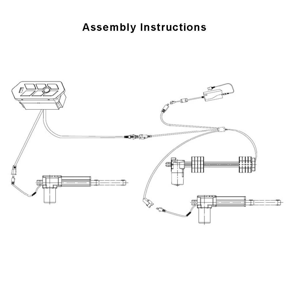 eMoMo TRG/TRGN Recliner Switch 7 Buttons With USB