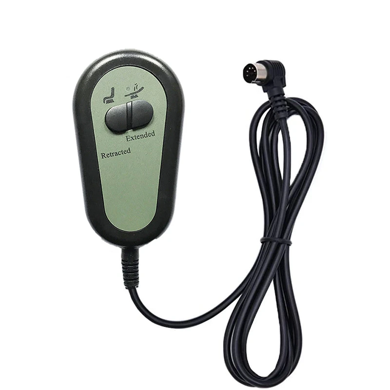 Right Angled 2 Button Remote Controller for Riser Recliner Lift Chair W/ Round 5 Pin Plug