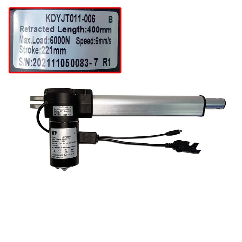 KDYJT011-006 B Kaidi Linear Actuator for Power Recliner Lift Chair