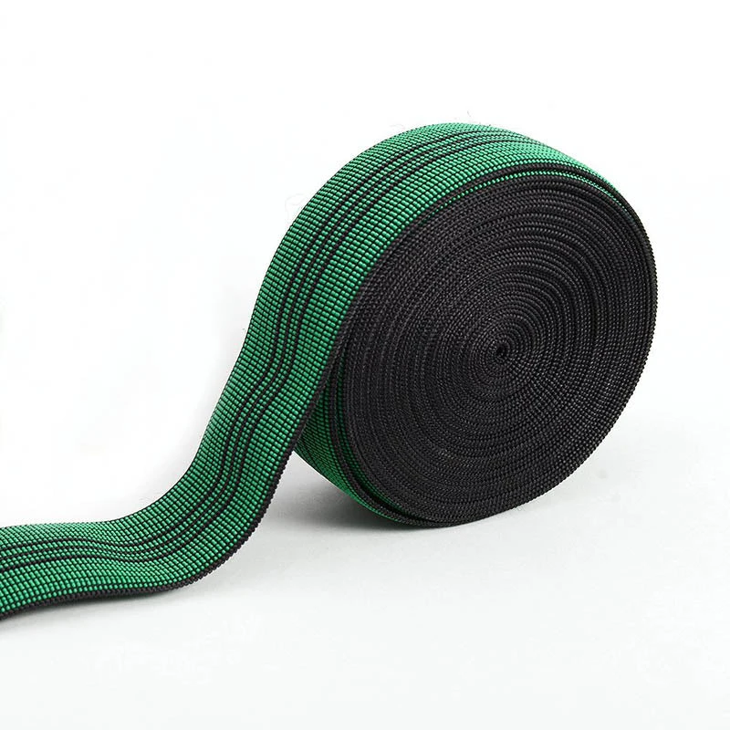 27 Yard Green Upholstery Elastic Webbing Stretch Band for Sofa Couch Recliner 2'' Width