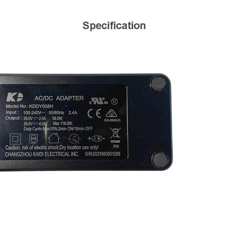 KDDY008H 29V 4A Power Supply for Recliner Lift Chair Love Seat