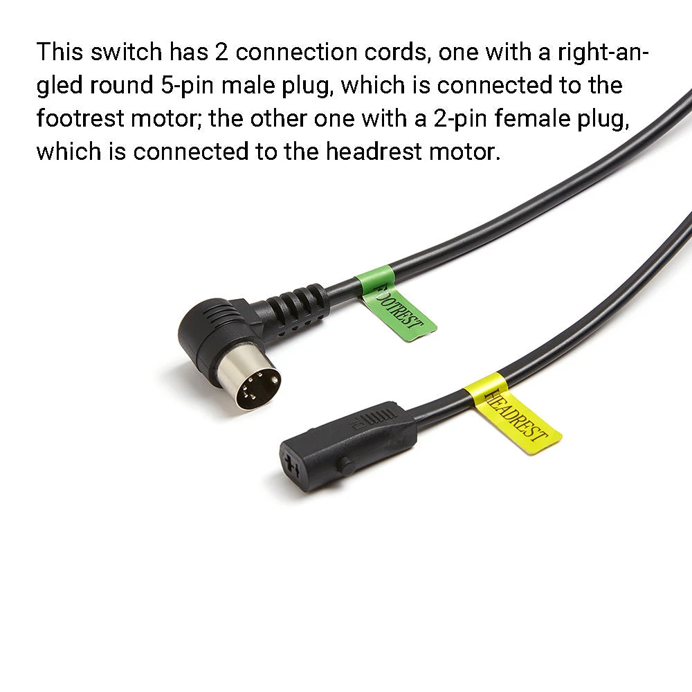 WPS5C10W-005 23300047X000 5 Button Switch for Recliner Lift Chair