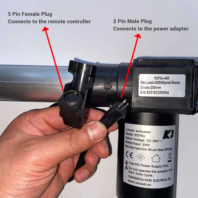 KDFSJ-403 Kaidi Linear Actuator for Power Recliner Lift Chairs
