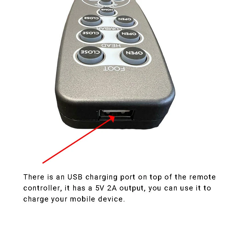 MLSK91-A1 Remote Controller for Recliner Chairs 11 Buttons 8 pin plug W/USB & Control Box