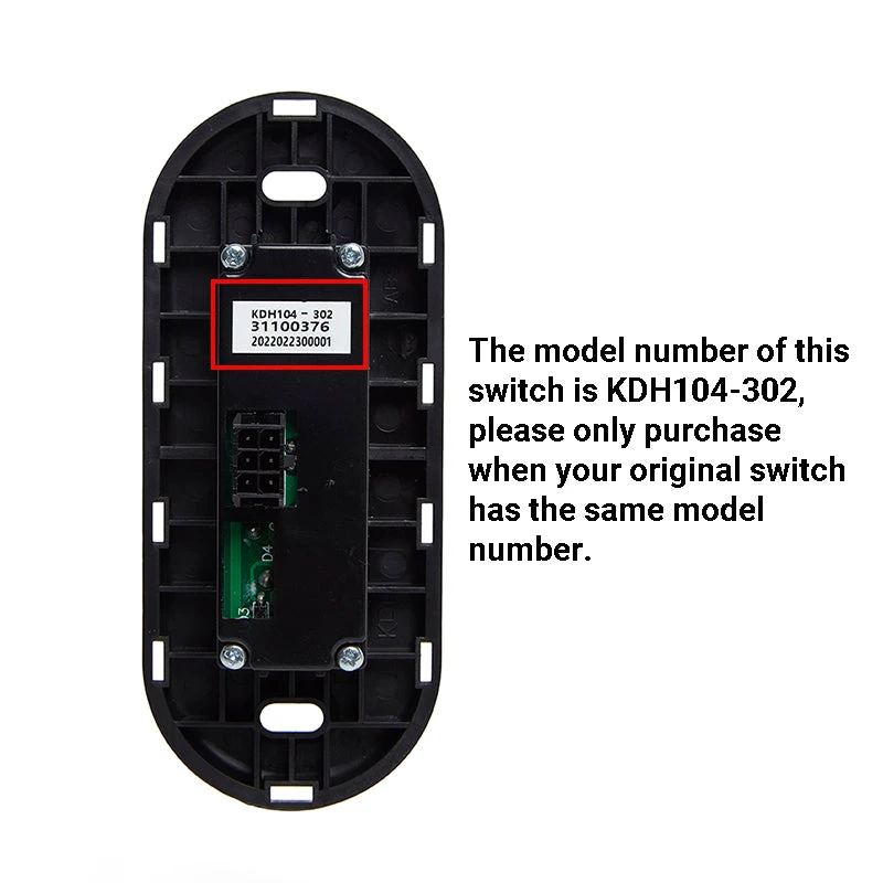 KDH104-302 4 Button Switch/Controller for Recliner Lift Chair