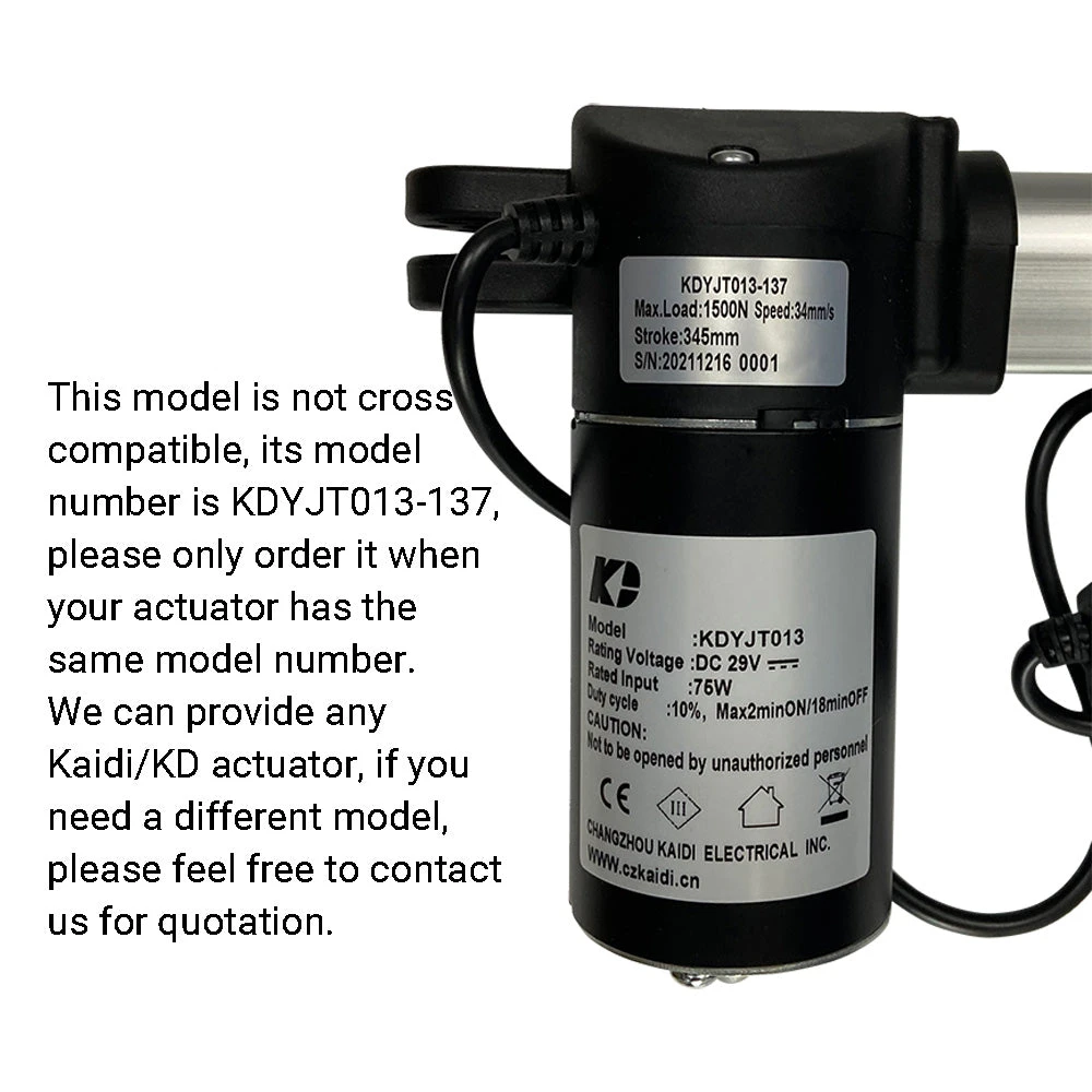 Kaidi KDYJT013-137 Linear Actuator Motor Assembly