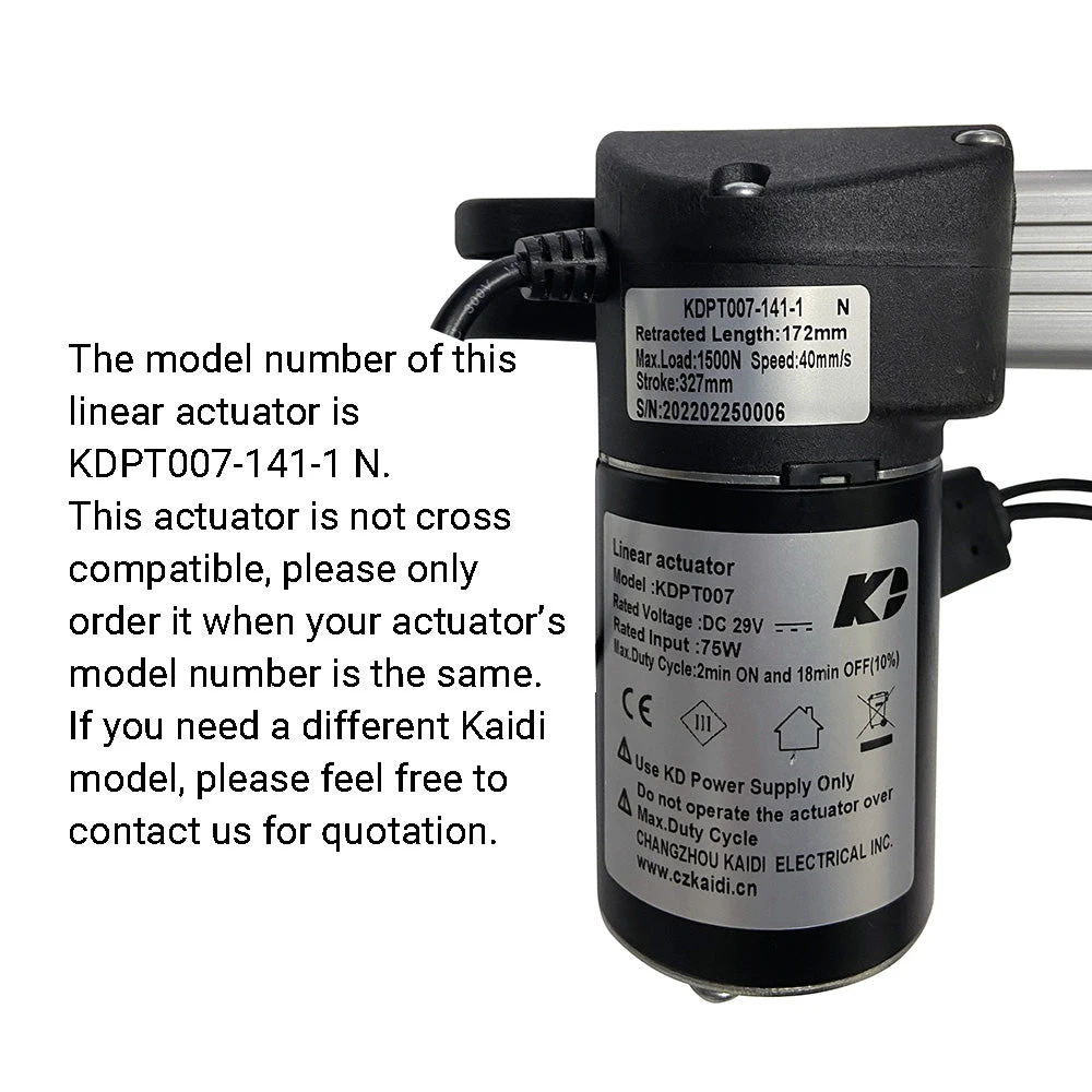 Kaidi KDPT007-141-1 N Linear Actuator Motor for Recliner