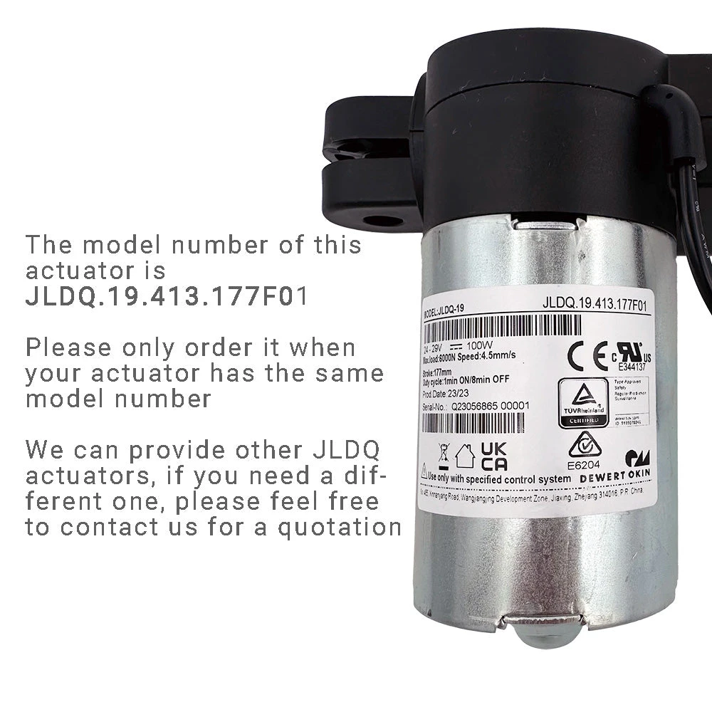 OKIN JLDQ.19.413.177F01 Linear Actuator for Recliner/Lift Chair