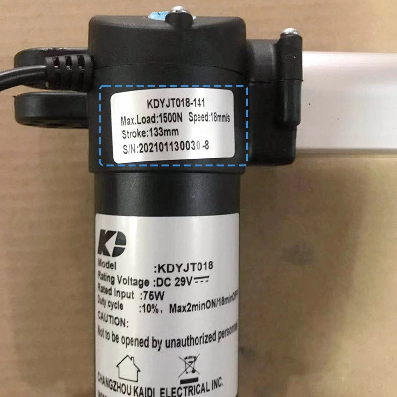 KDYJT018-141 Kaidi Linear Actuator for Power Recliner Lift Chairs Motor Replacement