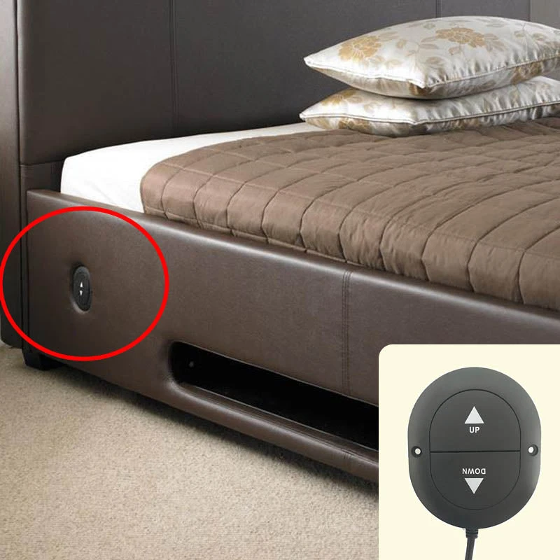 Universal Fixed Side Hand Controller for Electric Furniture Oval 2 Button 5 pin handset